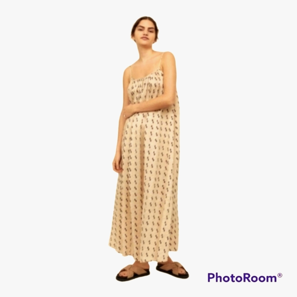 H&M Premium Silk Blend Maxi Dress - Picture 1 of 3
